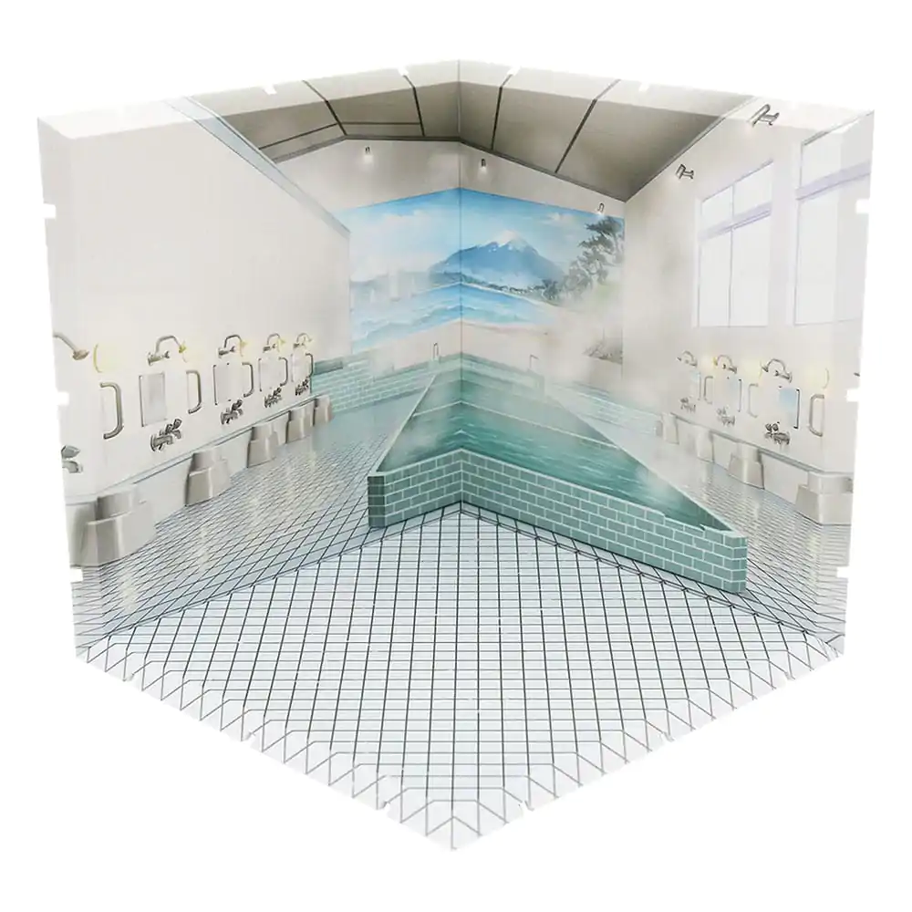 Dioramansion 150 Dekoratívne diely pre Nendoroid a Figma figúrky Verejný kúpeľ produktová fotografia