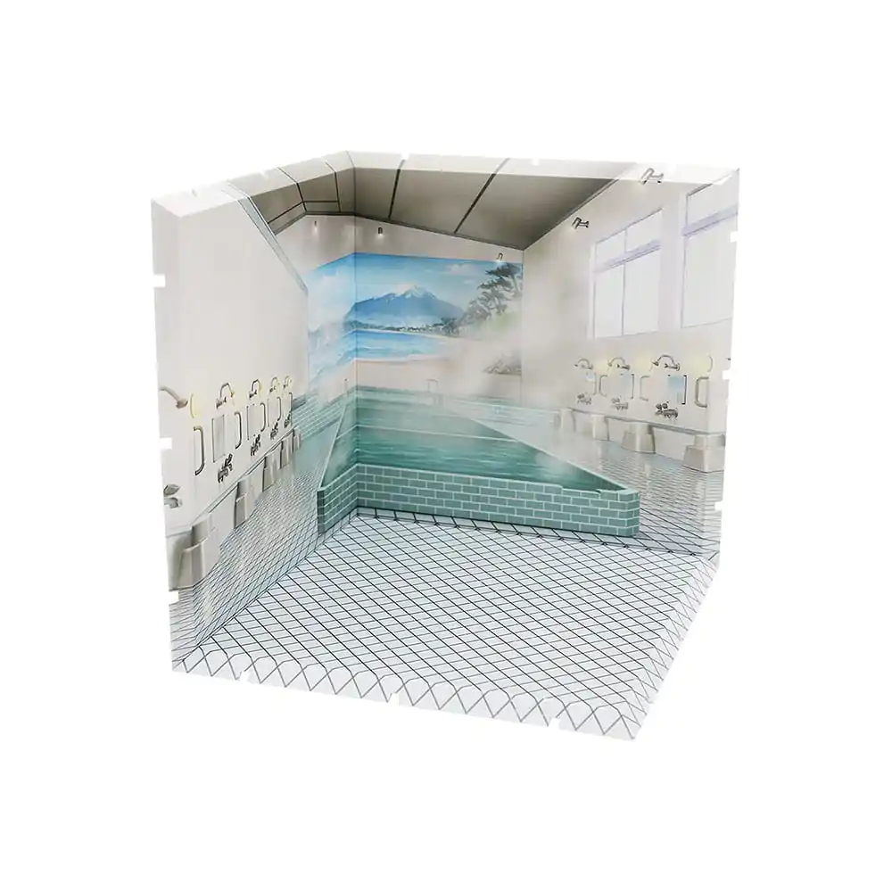 Dioramansion 150 Dekoratívne diely pre Nendoroid a Figma figúrky Verejný kúpeľ produktová fotografia