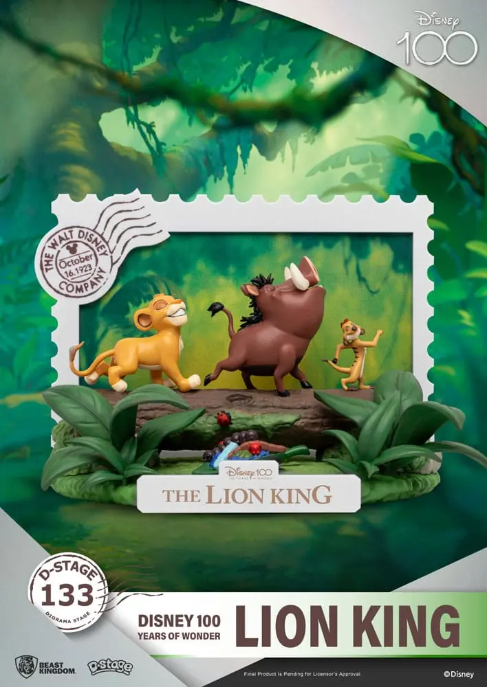 Disney 100 Years of Wonder D-Stage PVC Diorama Lion King 10 cm produktová fotografia