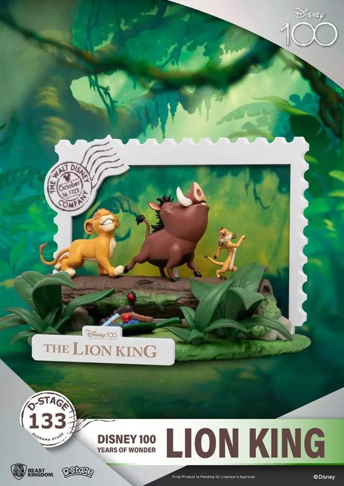 Disney 100 Years of Wonder D-Stage PVC Diorama Lion King 10 cm produktová fotografia