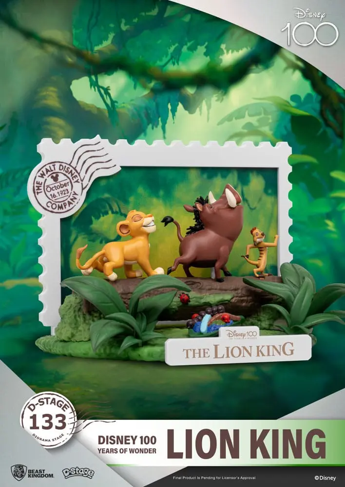 Disney 100 Years of Wonder D-Stage PVC Diorama Lion King 10 cm produktová fotografia