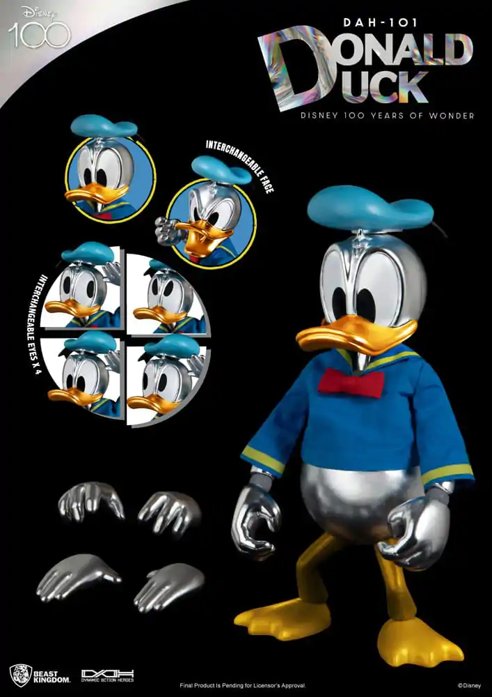 Disney 100 Years of Wonder Dynamic 8ction Heroes Akčná figúrka 1/9 Donald Duck 16 cm produktová fotografia