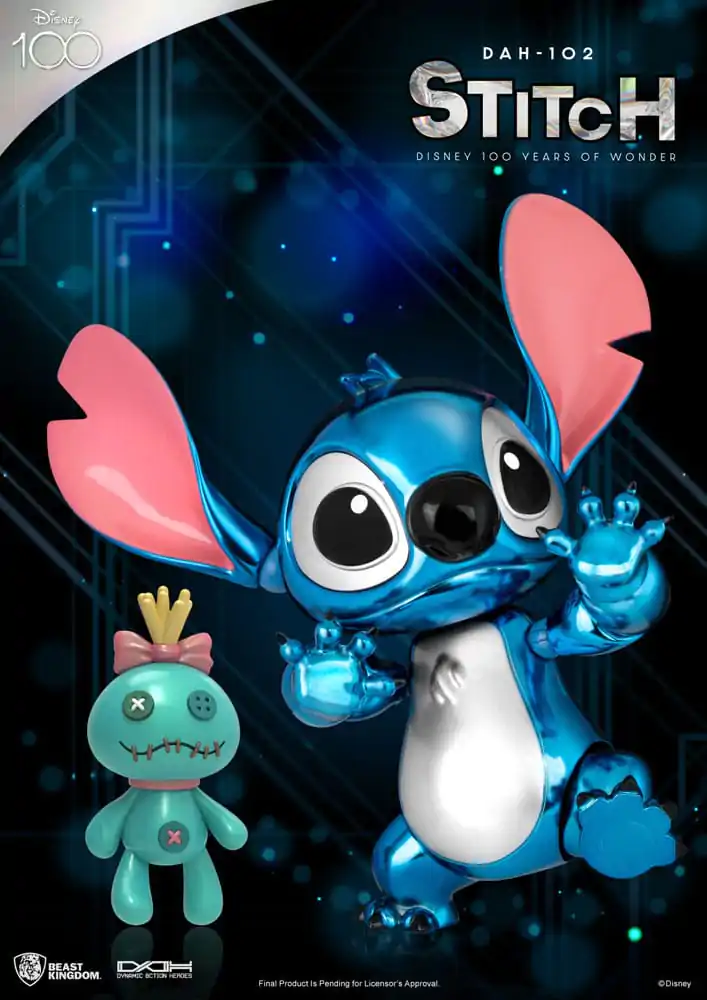 Disney 100 Years of Wonder Dynamic 8ction Heroes Akčná figúrka 1/9 Stitch (Lilo & Stitch) 16 cm termékfotó