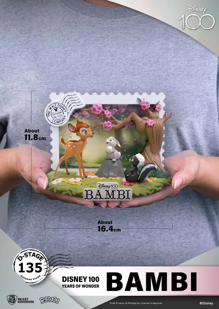 Disney 100th Anniversary D-Stage PVC Dioráma Bambi 12 cm produktová fotografia