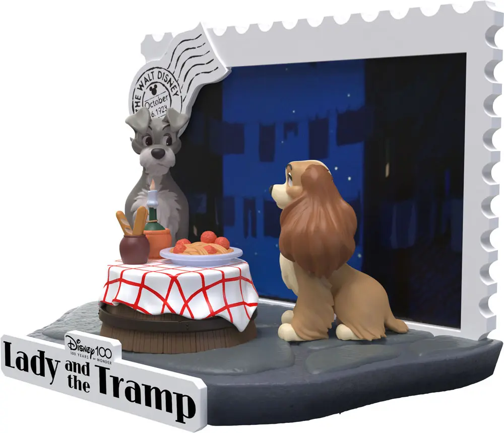 Disney 100th Anniversary D-Stage PVC Dioráma Lady And The Tramp 12 cm produktová fotografia
