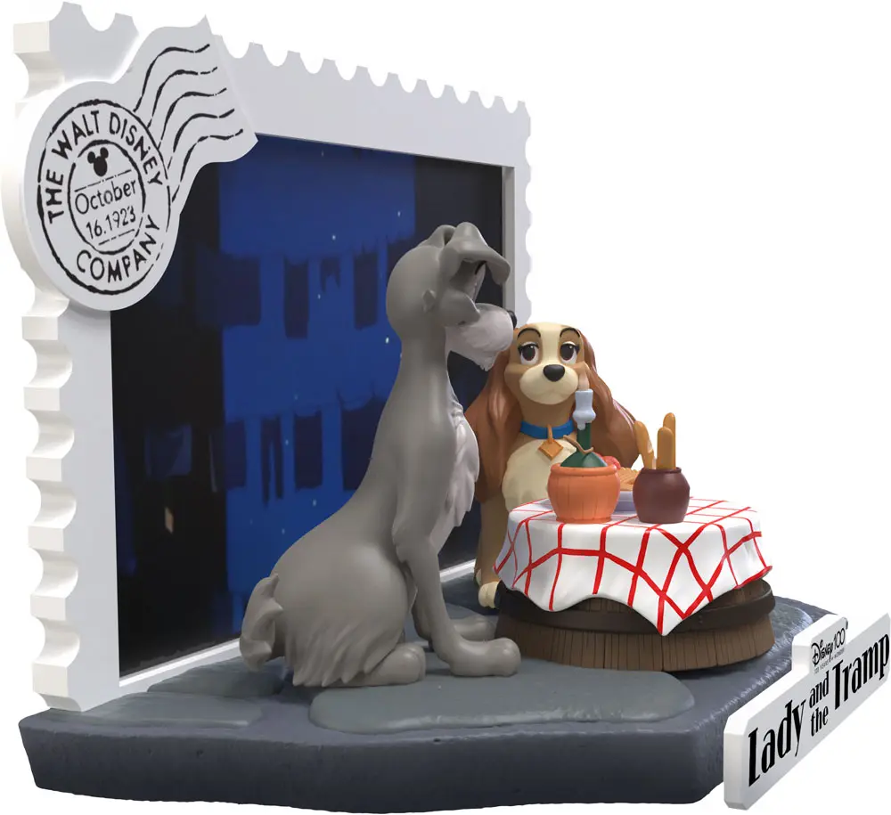 Disney 100th Anniversary D-Stage PVC Dioráma Lady And The Tramp 12 cm produktová fotografia