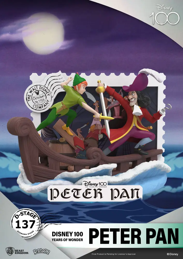 Disney 100th Anniversary D-Stage PVC Dioráma Peter Pan 12 cm produktová fotografia