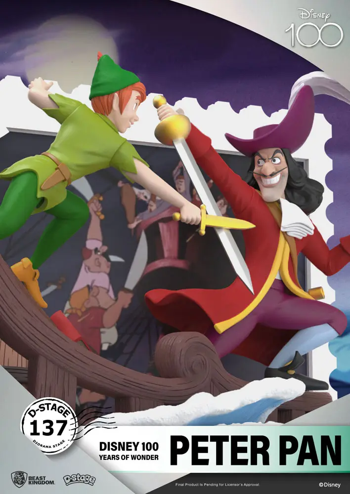 Disney 100th Anniversary D-Stage PVC Dioráma Peter Pan 12 cm produktová fotografia