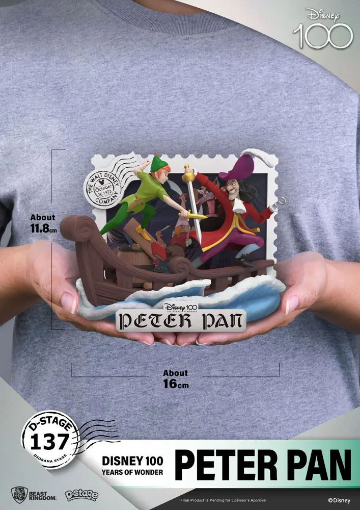 Disney 100th Anniversary D-Stage PVC Dioráma Peter Pan 12 cm produktová fotografia