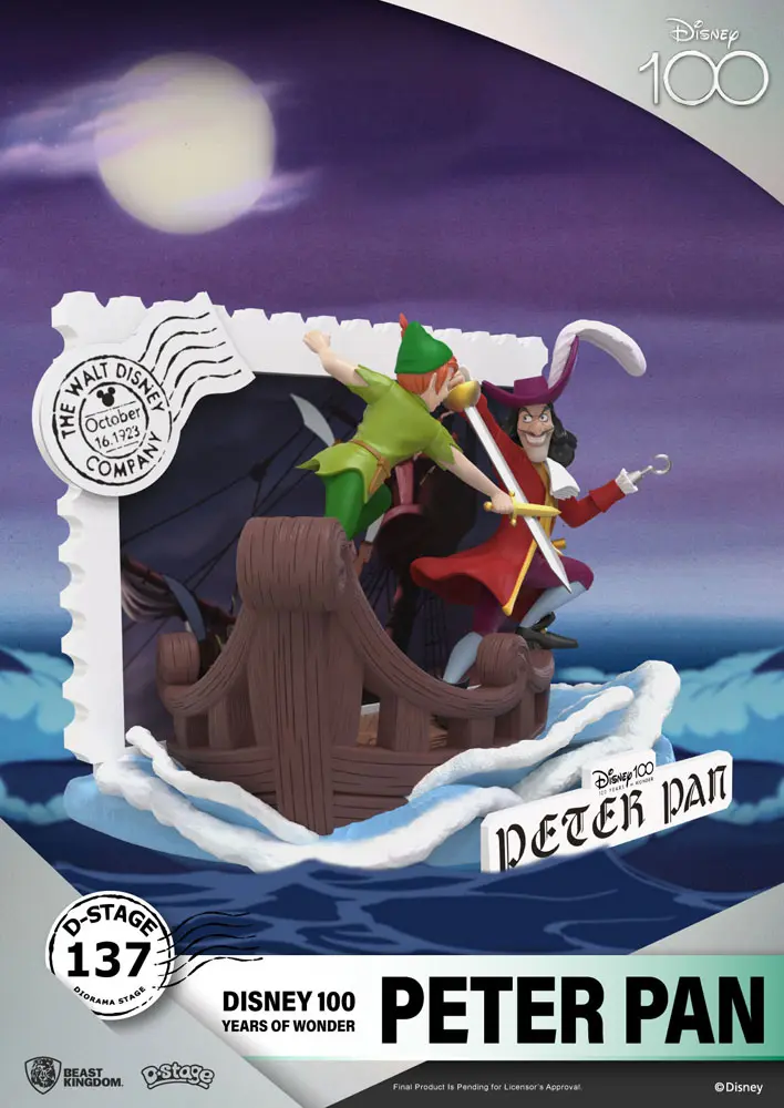 Disney 100th Anniversary D-Stage PVC Dioráma Peter Pan 12 cm produktová fotografia