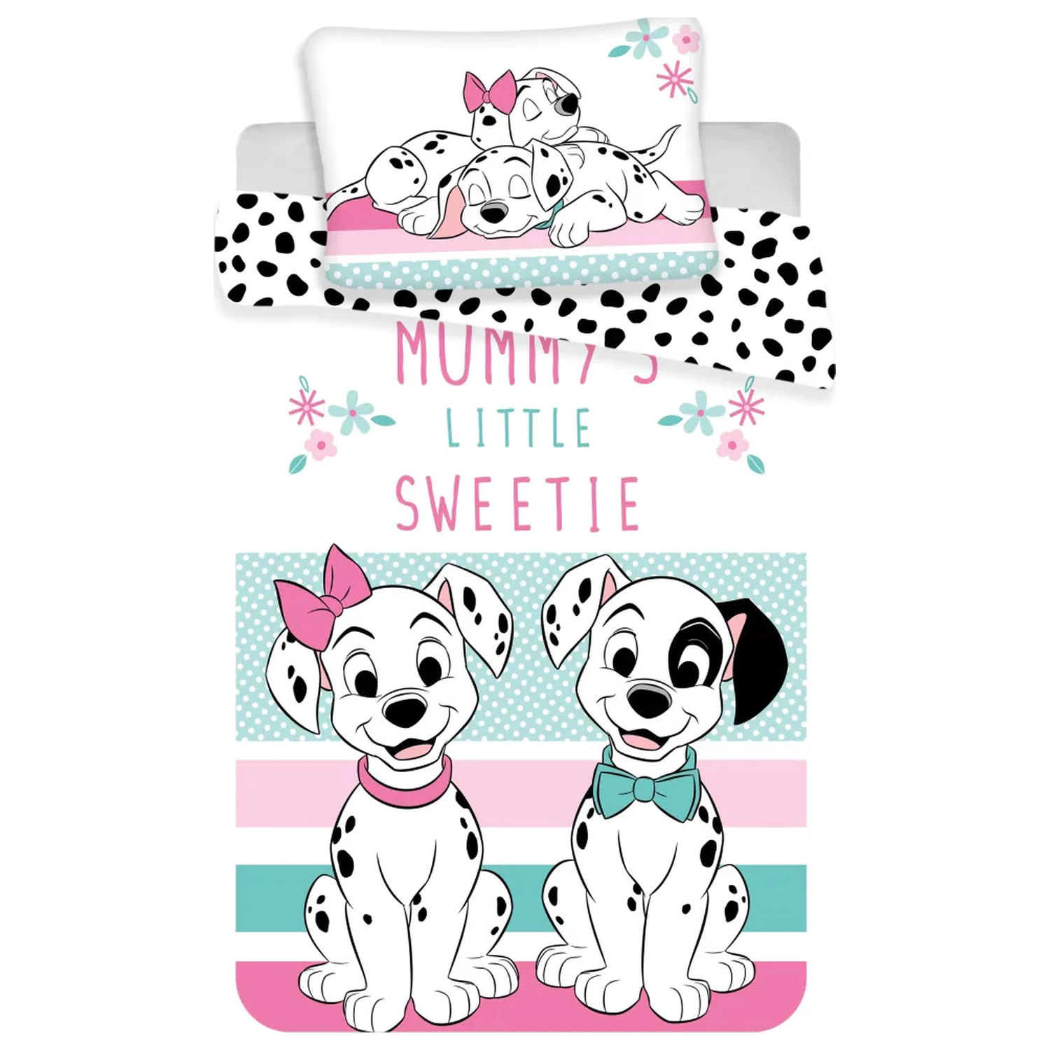 Disney 101 Dalmatians Sweetie detská súprava obliečok na paplón produktová fotografia