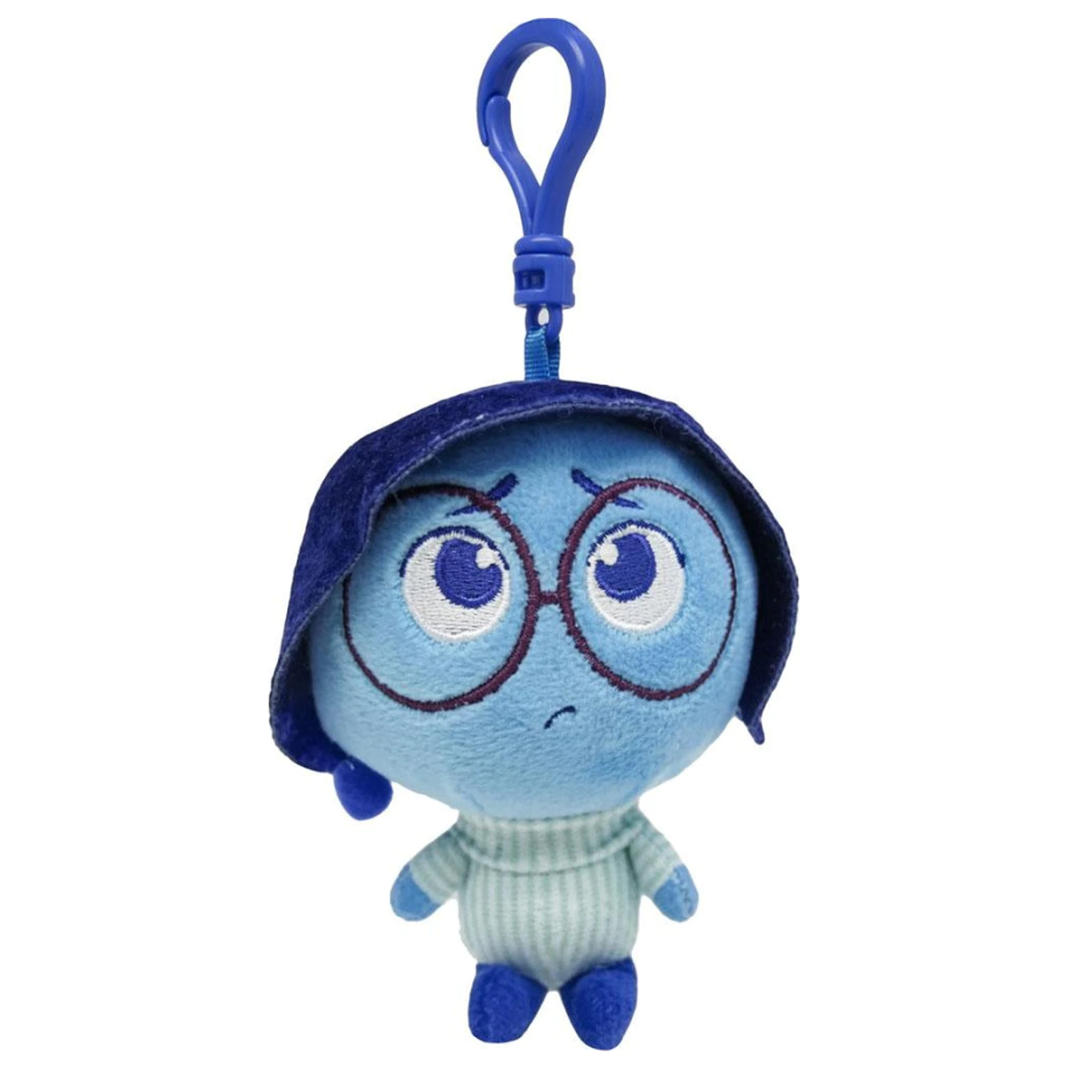 Disney Inside Out Sadness 3D plyšová figúrka s vešiakom, prívesok na tašku 12 cm produktová fotografia