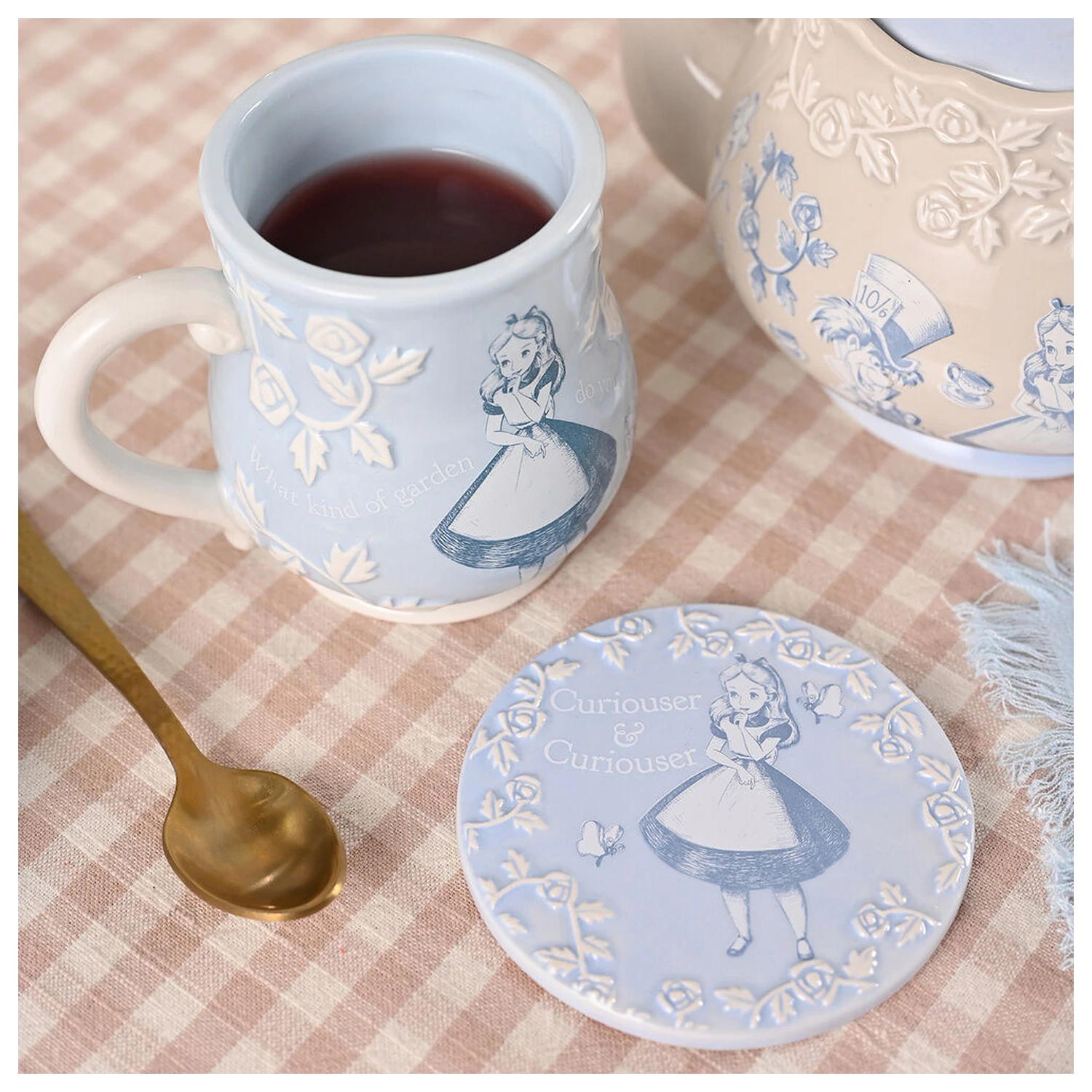 Disney Alice in Wonderland súprava 4 podložiek pod poháre produktová fotografia