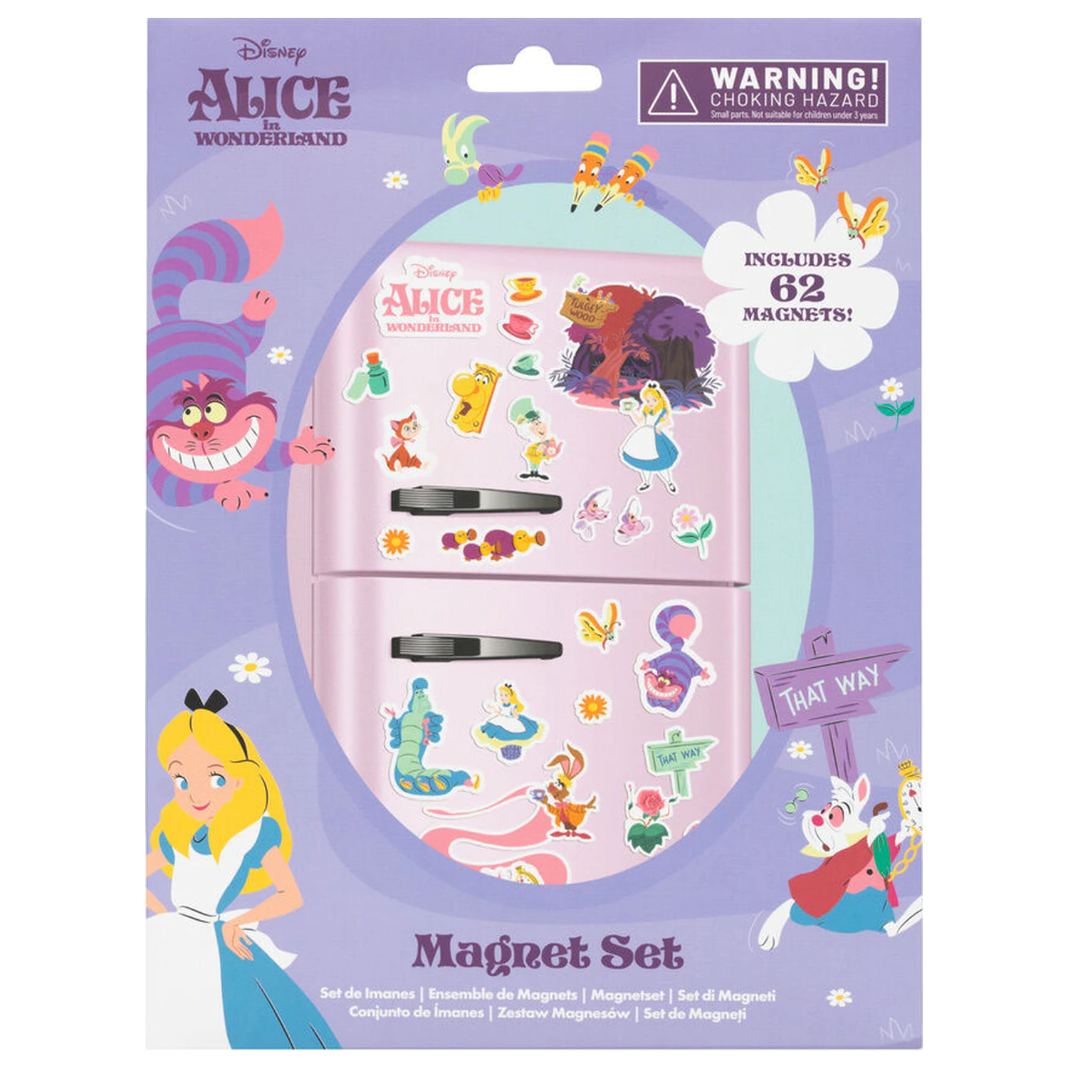Disney Alice in Wonderland súprava vyrezávaných magnetiek produktová fotografia