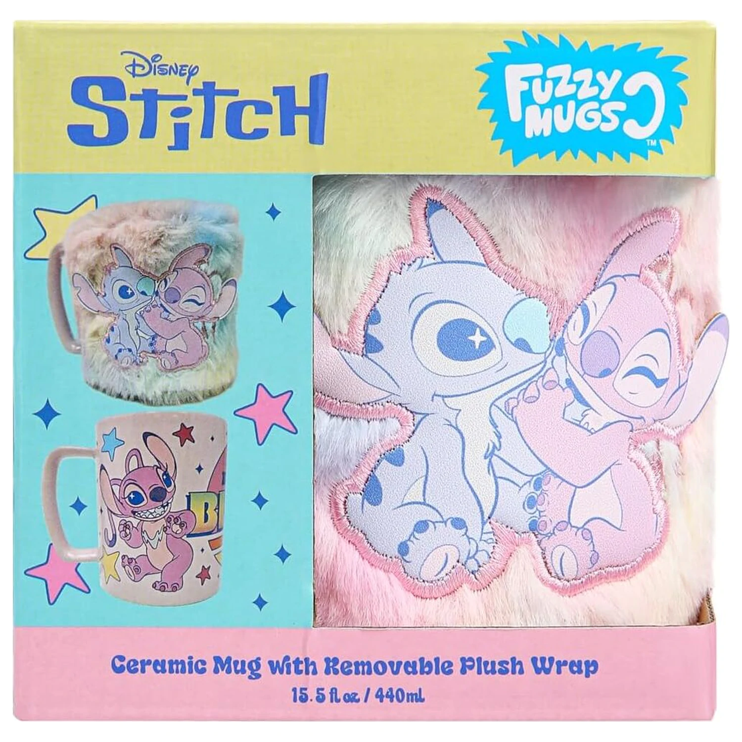 Disney Angel & Stitch Fuzzy Hrnček 440ml produktová fotografia