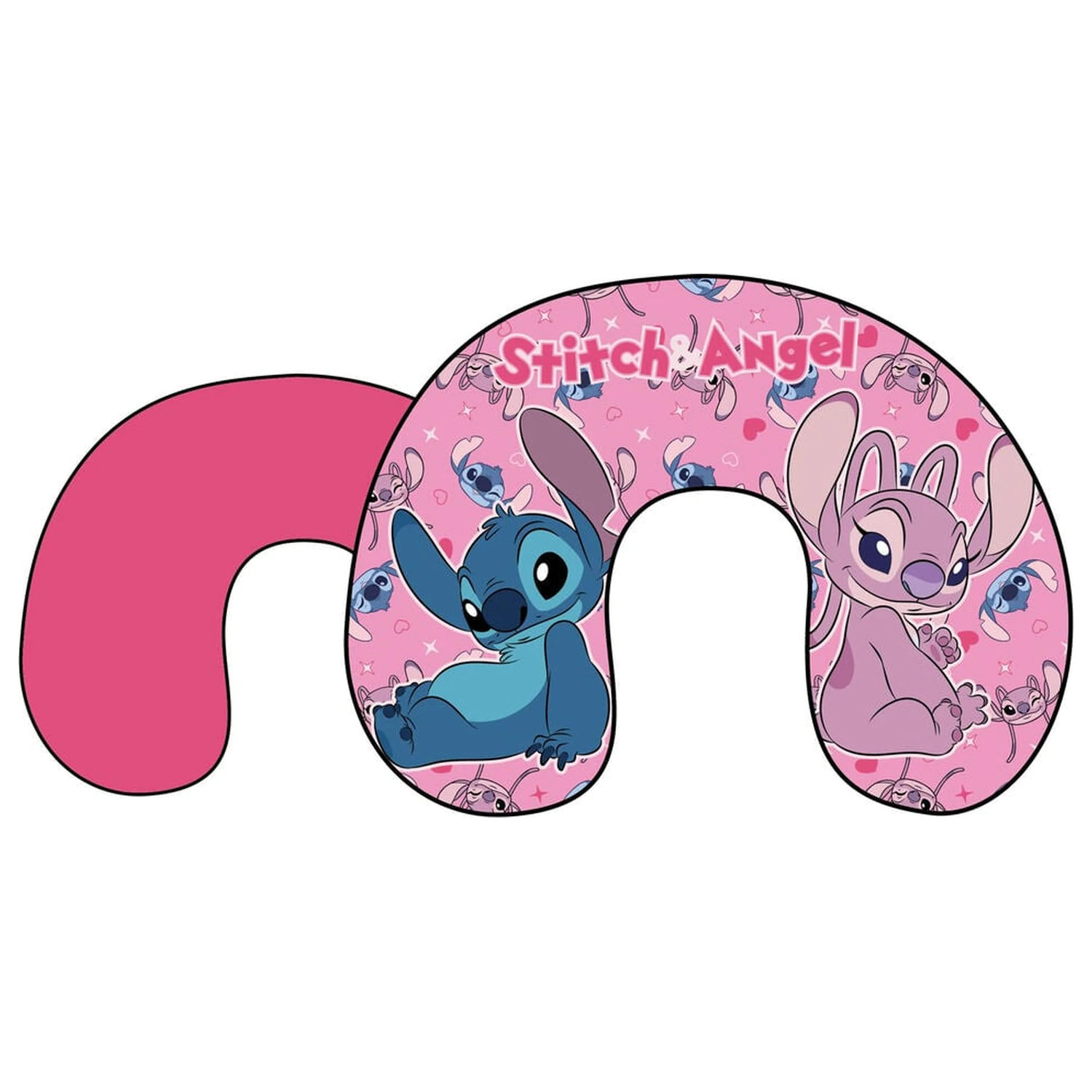 Disney Angel & Stitch cestovný vankúš produktová fotografia