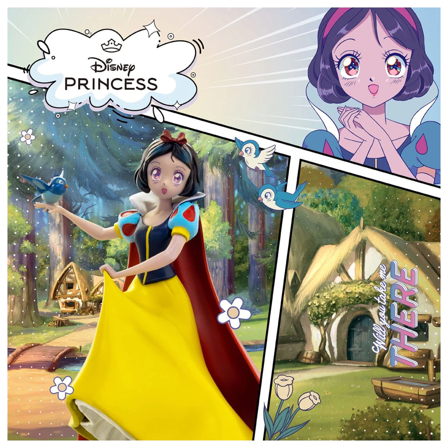 Disney Anime Princezná Scale soška Snehulienka 17 cm produktová fotografia
