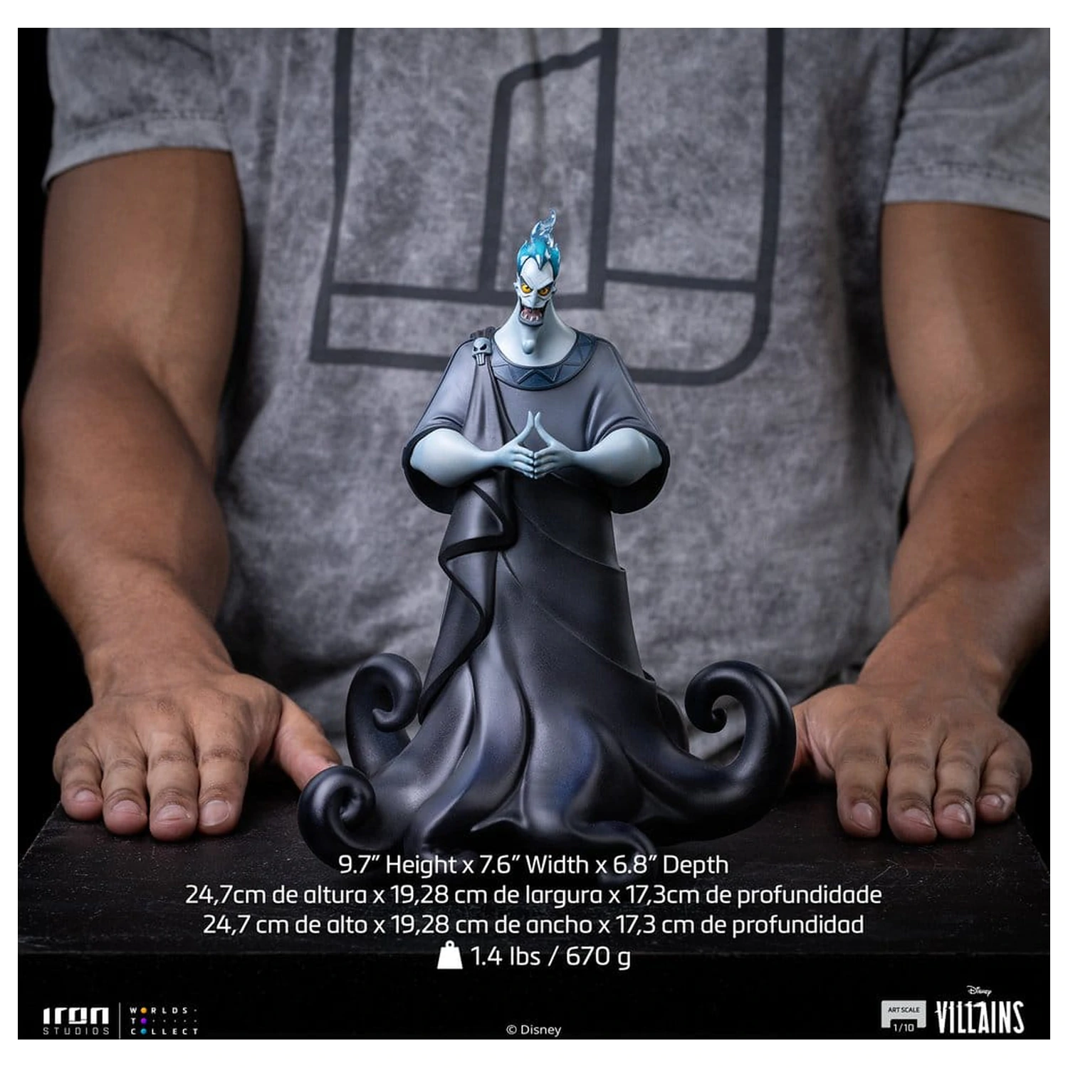 Disney Art Scale socha 1/10 Hades Regular 25 cm produktová fotografia