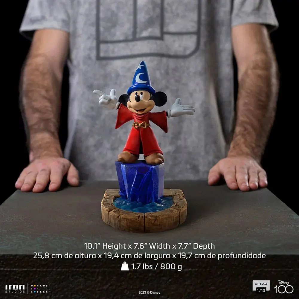 Disney Art Scale Statue 1/10 Mickey Fantasia Regular 25 cm termékfotó