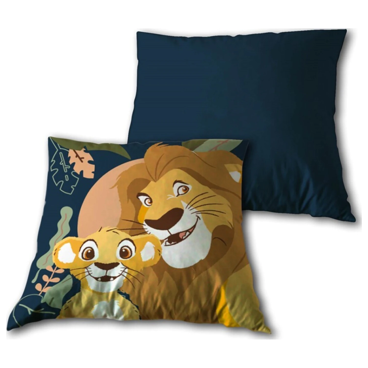 Disney The Lion King Rodinný vankúš, Dekoračný vankúš s odnímateľným poťahom 35x35 cm Velúr produktová fotografia