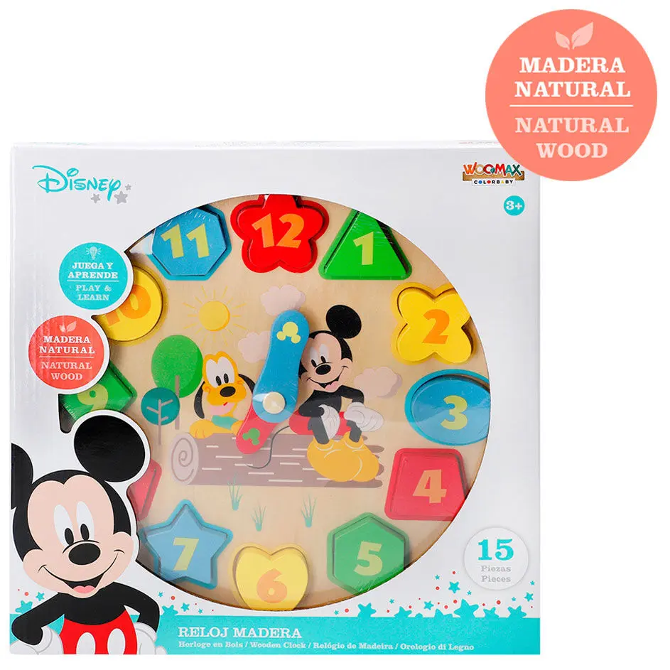 Disney Baby drevené hodiny produktová fotografia