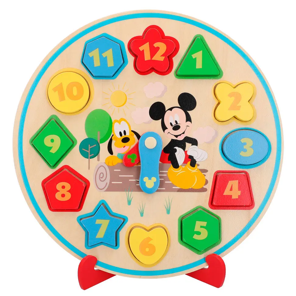 Disney Baby drevené hodiny produktová fotografia