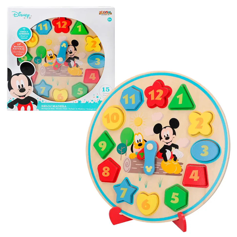 Disney Baby drevené hodiny produktová fotografia