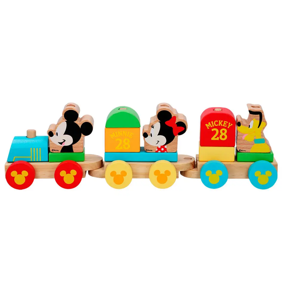 Disney Baby drevený vlak produktová fotografia