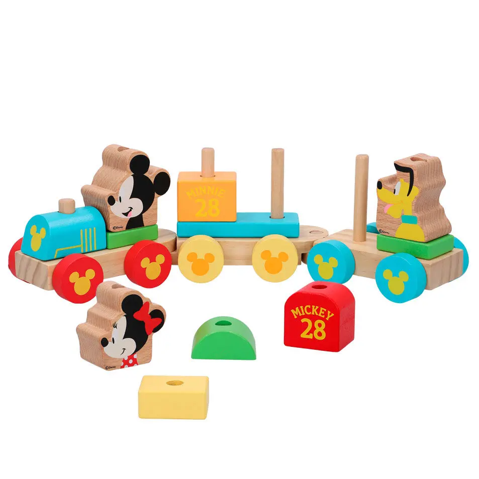 Disney Baby drevený vlak produktová fotografia