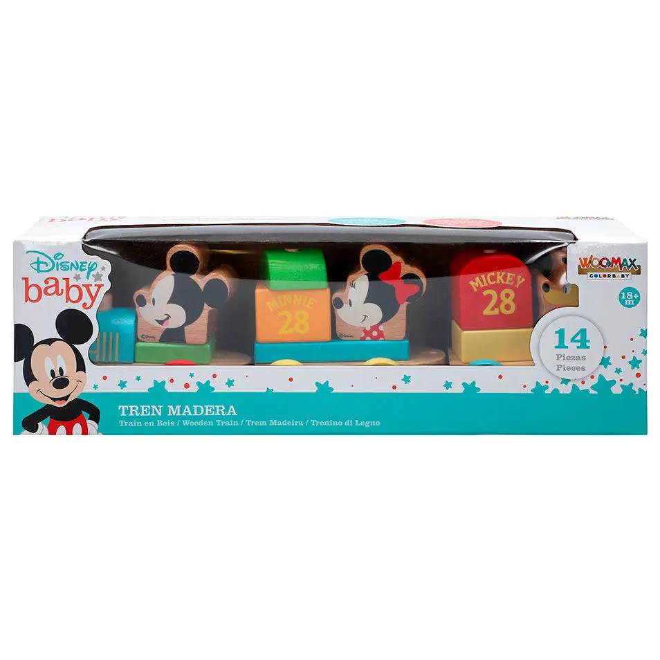 Disney Baby drevený vlak produktová fotografia