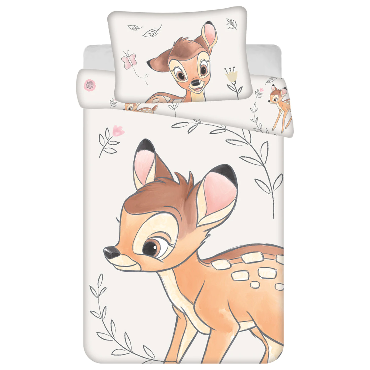 Disney Bambi Beige detská, predškolská obliečka na paplón produktová fotografia