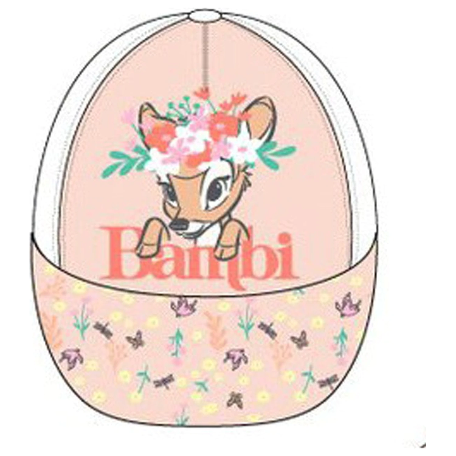 Disney Bambi Blossom White detská baseballová čiapka 50 cm produktová fotografia
