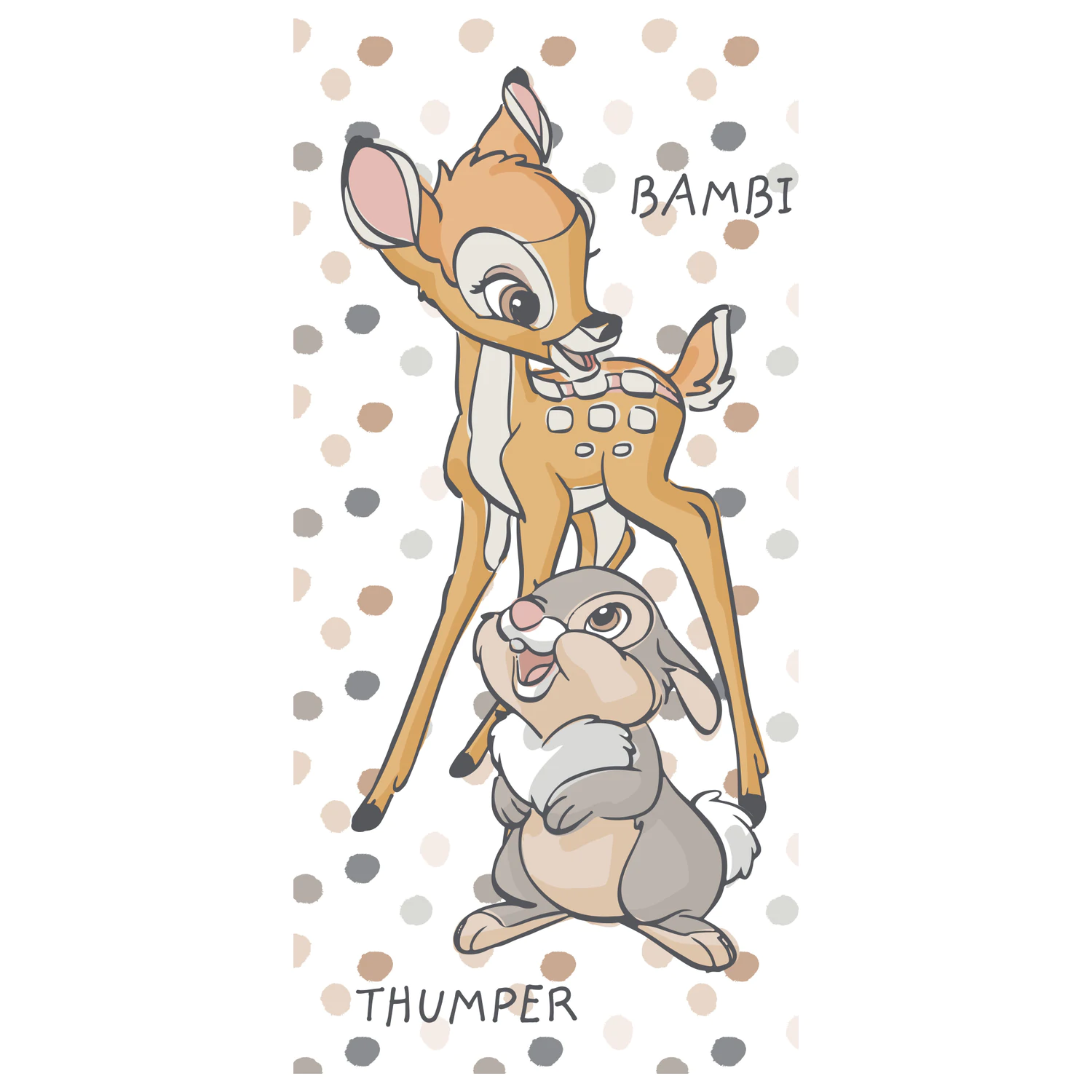 Disney Bambi, bodkovaný uterák produktová fotografia