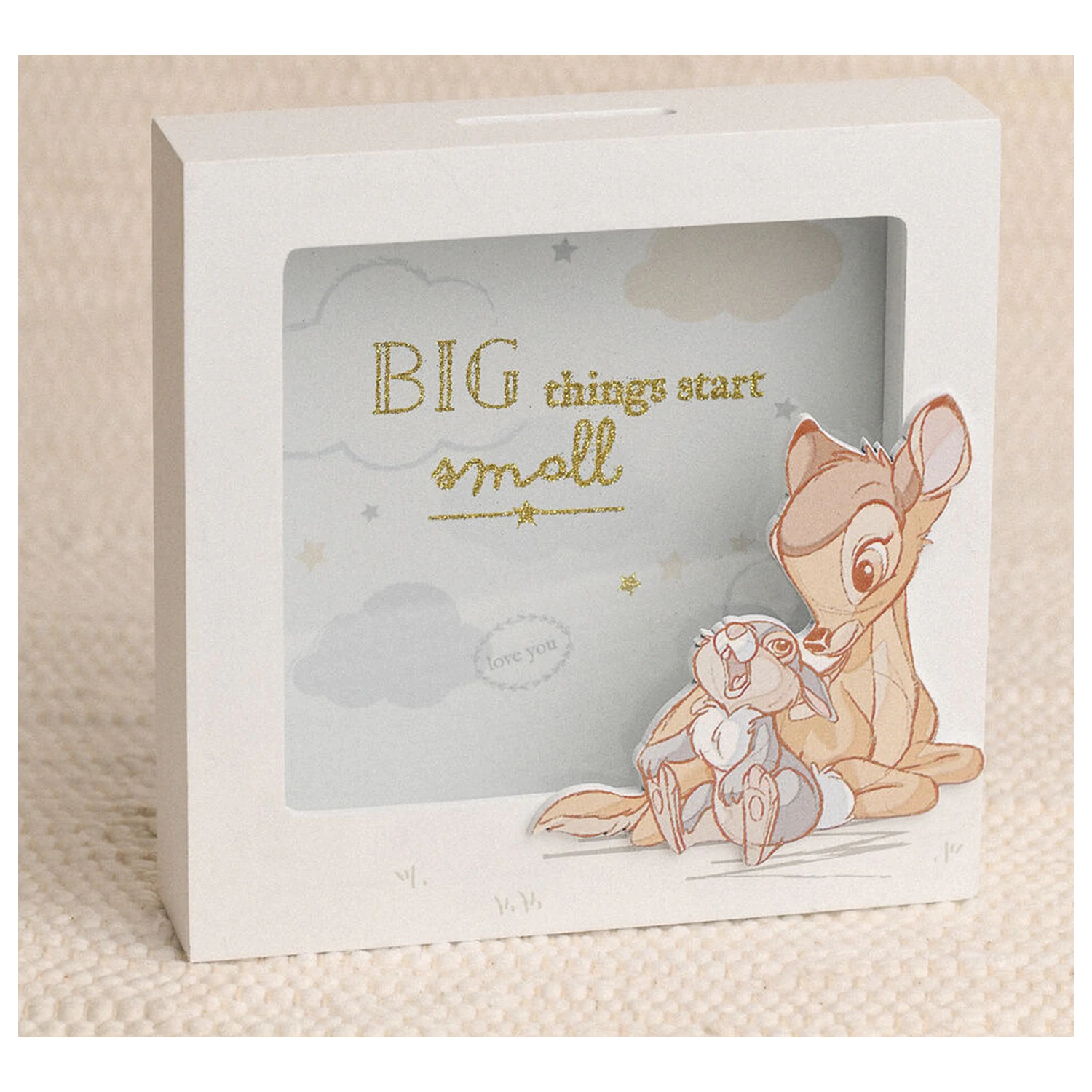 Disney Bambi pokladnička produktová fotografia