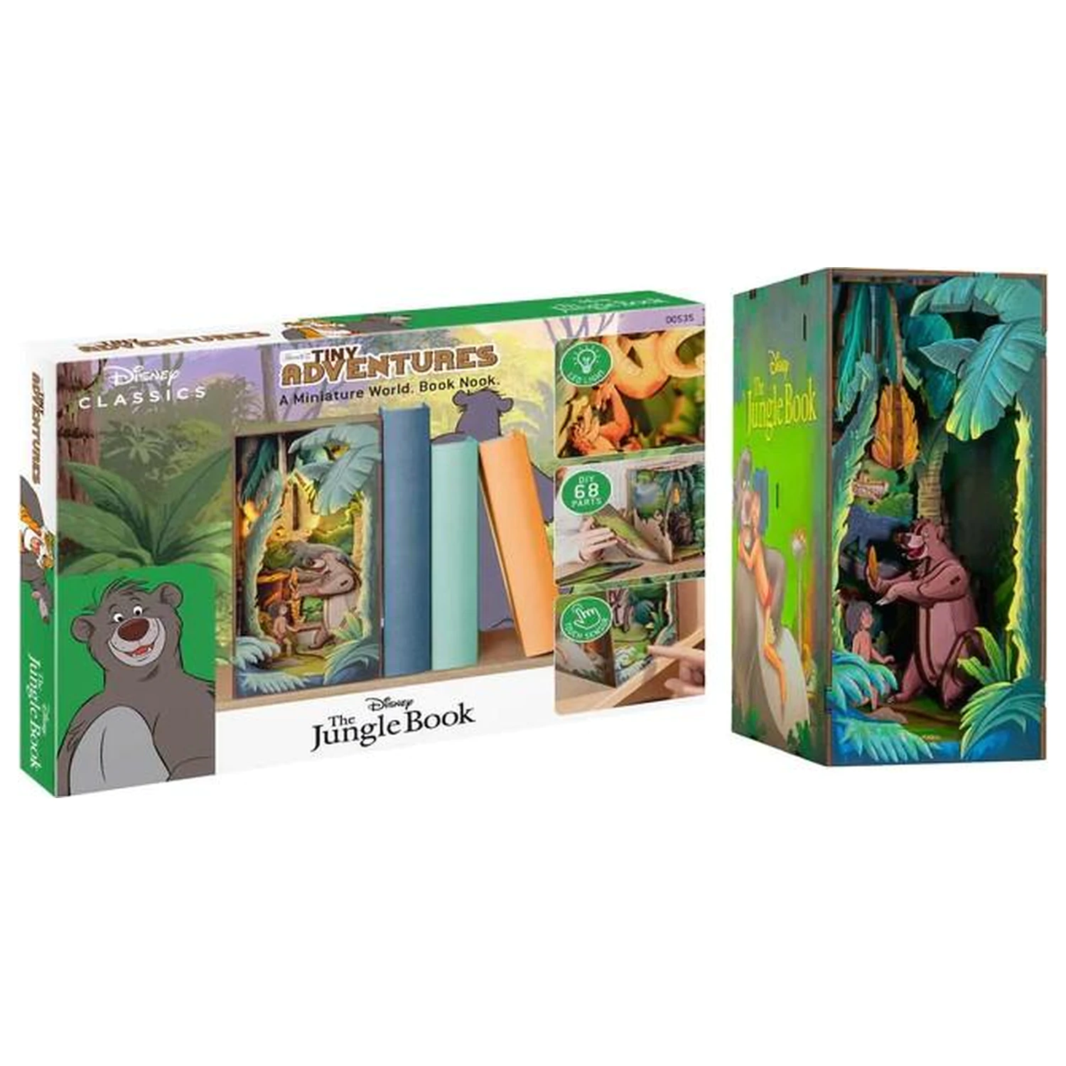 Disney Book Nook Kit The Jungle Book 68 ks + LED svetlo produktová fotografia