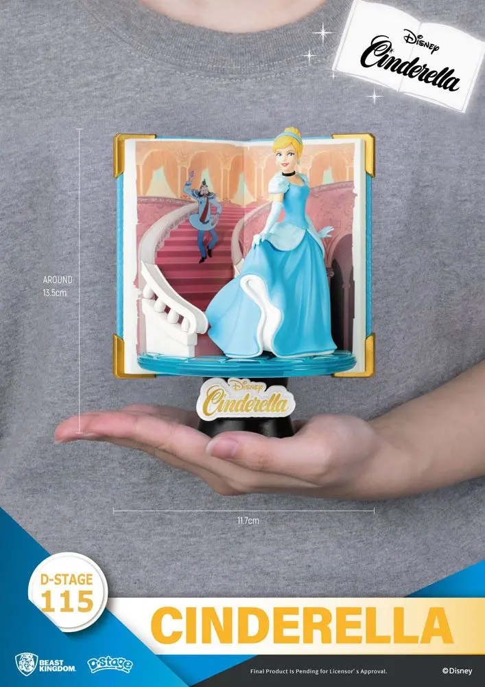 Disney Book Series D-Stage PVC Diorama Popoluška 13 cm produktová fotografia