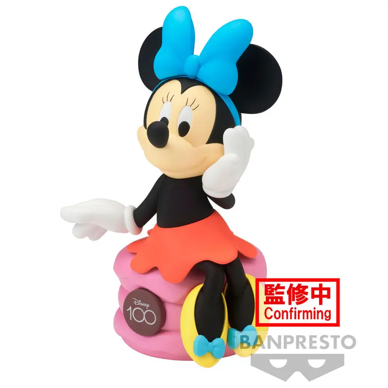 Disney Characters 100th Anniversary Sofubi Minnie Mouse figúrka 11 cm termékfotó