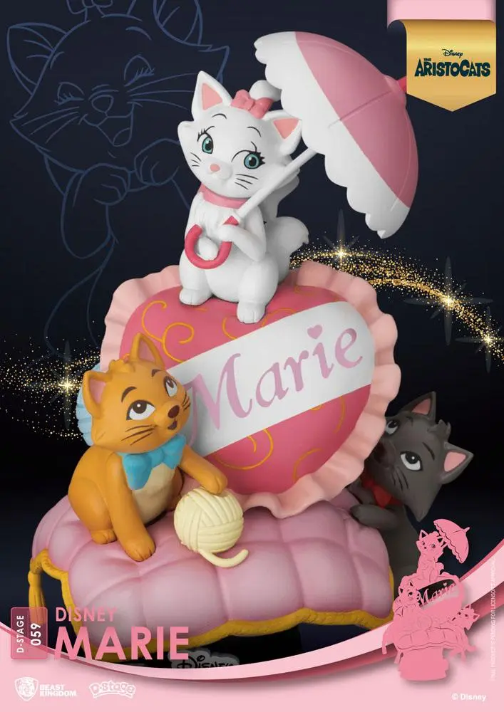 Disney Classic Animation Series D-Stage PVC Diorama Marie 15 cm produktová fotografia