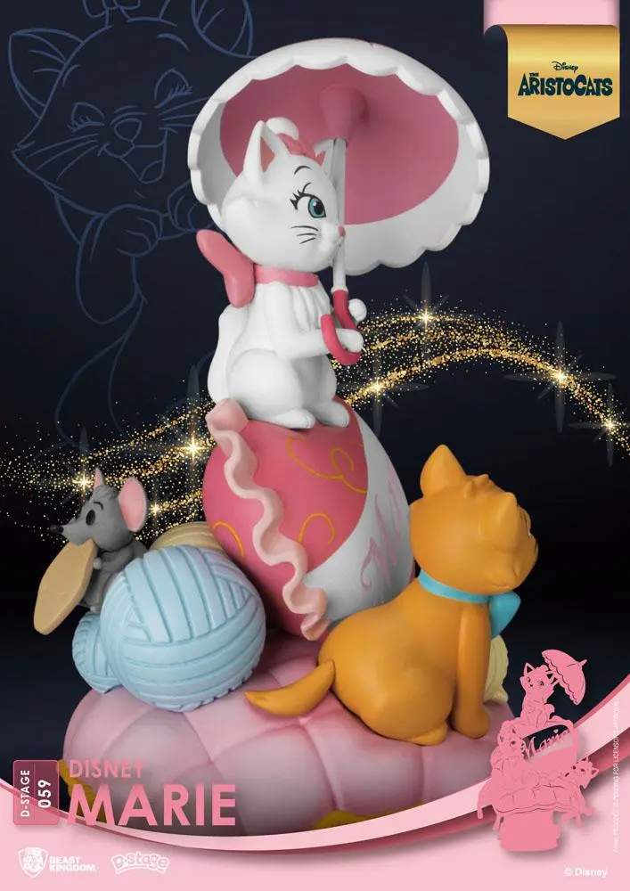 Disney Classic Animation Series D-Stage PVC Diorama Marie 15 cm produktová fotografia