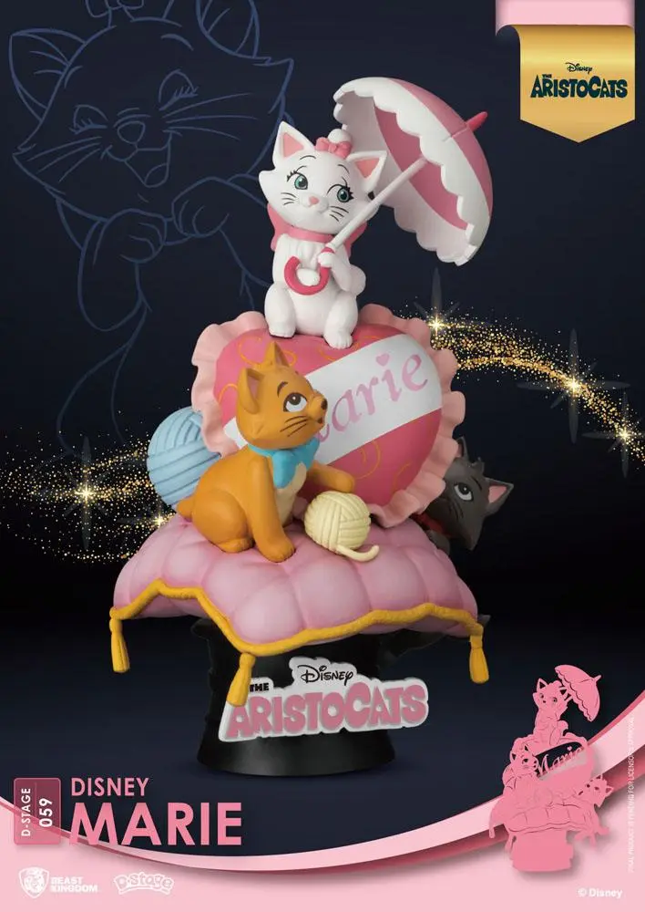 Disney Classic Animation Series D-Stage PVC Diorama Marie 15 cm produktová fotografia