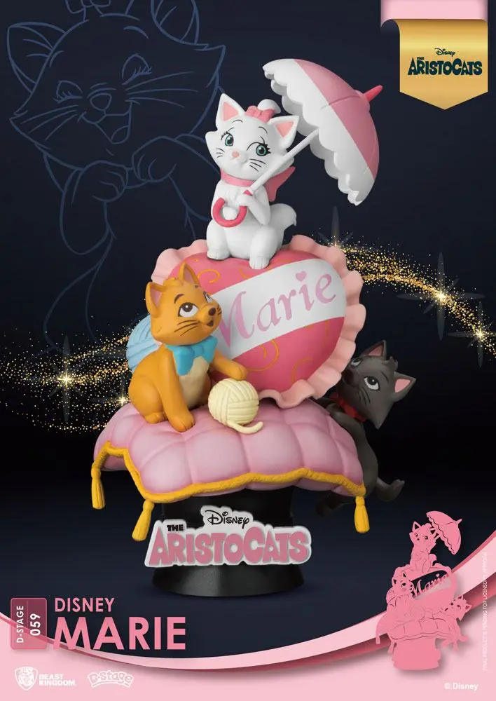 Disney Classic Animation Series D-Stage PVC Diorama Marie 15 cm produktová fotografia