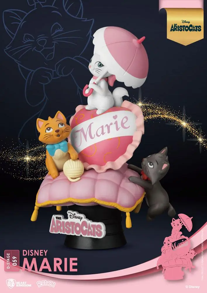 Disney Classic Animation Series D-Stage PVC Diorama Marie 15 cm produktová fotografia