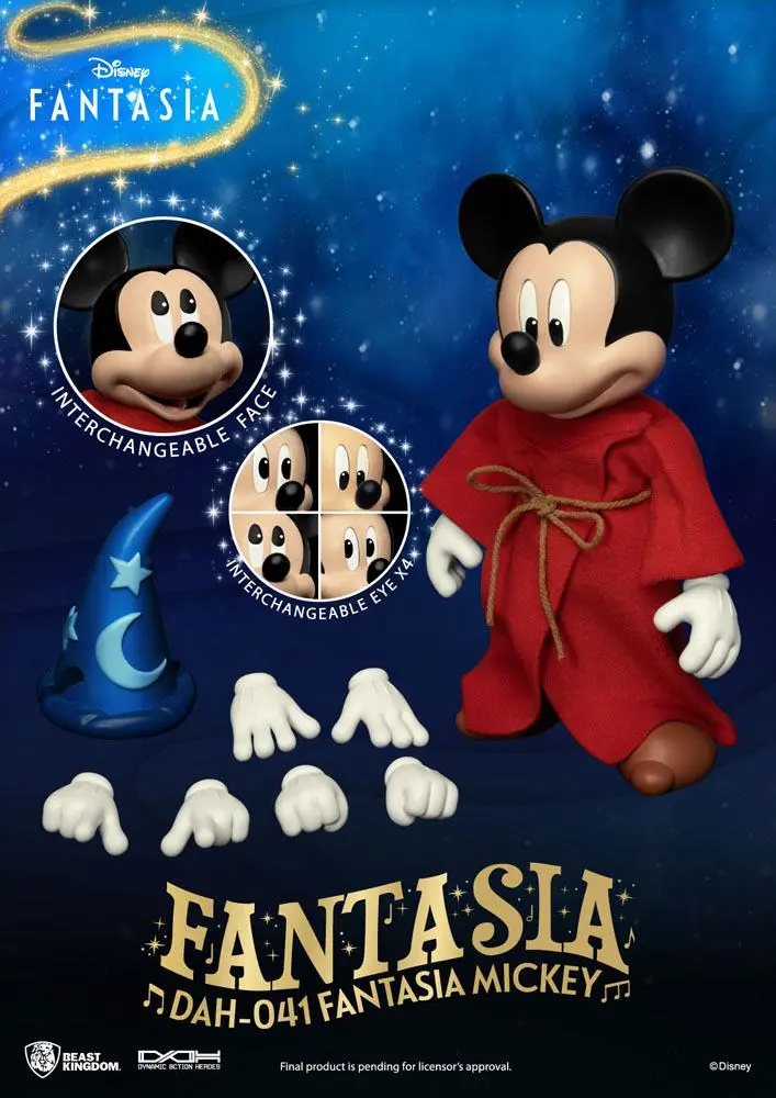 Disney Classic Dynamic 8ction Heroes akčná figúrka 1/9 Mickey Fantasia 21 cm termékfotó