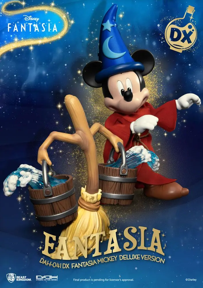 Disney Classic Dynamic 8ction Heroes akčná figúrka 1/9 Mickey Fantasia Deluxe verzia 21 cm termékfotó