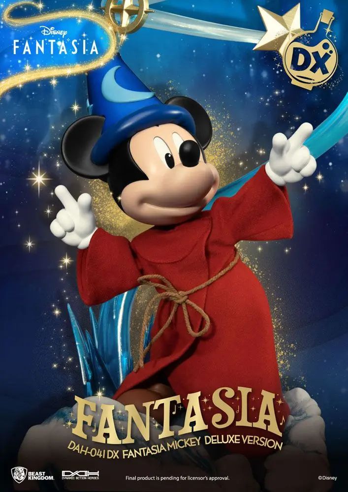 Disney Classic Dynamic 8ction Heroes akčná figúrka 1/9 Mickey Fantasia Deluxe verzia 21 cm termékfotó