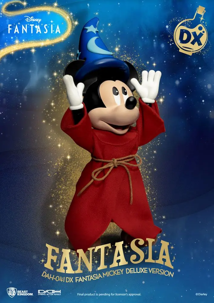 Disney Classic Dynamic 8ction Heroes akčná figúrka 1/9 Mickey Fantasia Deluxe verzia 21 cm termékfotó