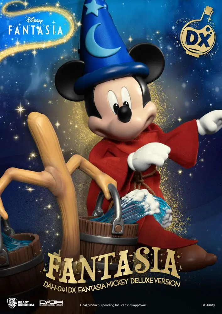 Disney Classic Dynamic 8ction Heroes akčná figúrka 1/9 Mickey Fantasia Deluxe verzia 21 cm termékfotó