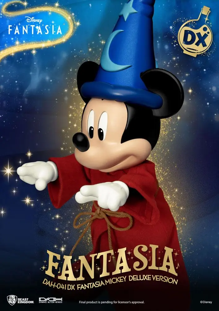 Disney Classic Dynamic 8ction Heroes akčná figúrka 1/9 Mickey Fantasia Deluxe verzia 21 cm termékfotó