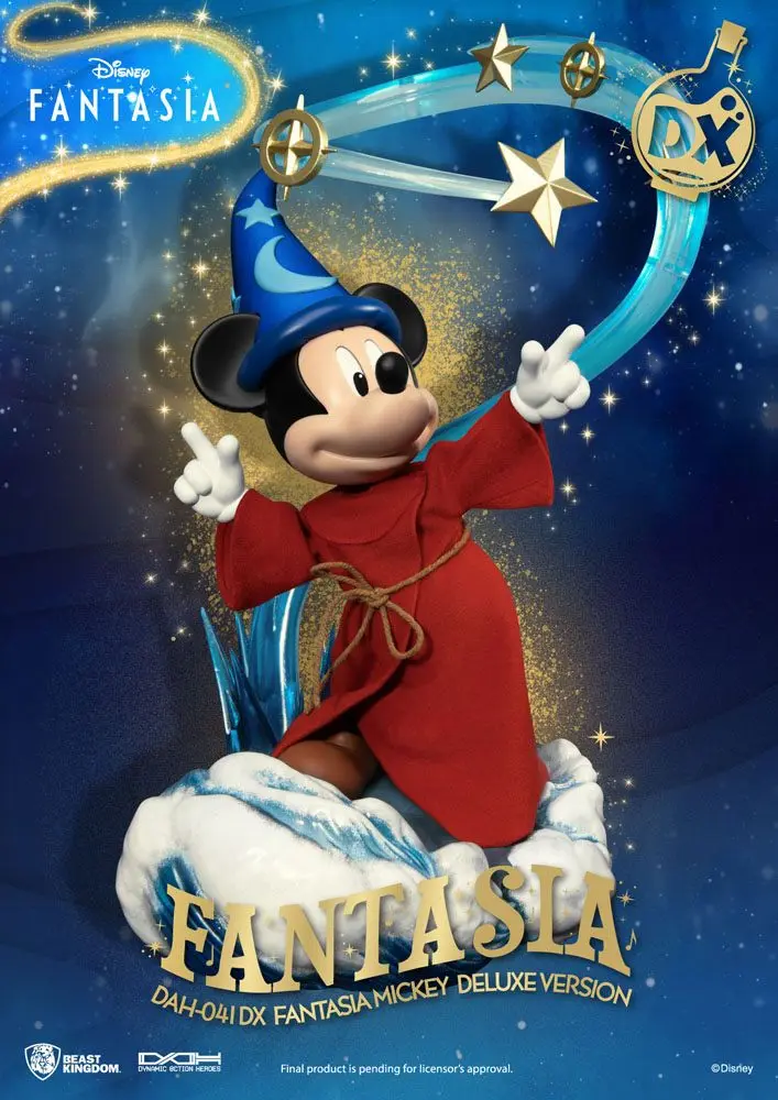 Disney Classic Dynamic 8ction Heroes akčná figúrka 1/9 Mickey Fantasia Deluxe verzia 21 cm termékfotó