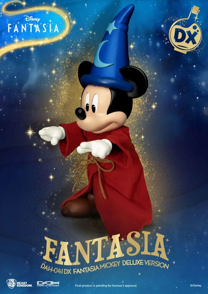 Disney Classic Dynamic 8ction Heroes akčná figúrka 1/9 Mickey Fantasia Deluxe verzia 21 cm termékfotó